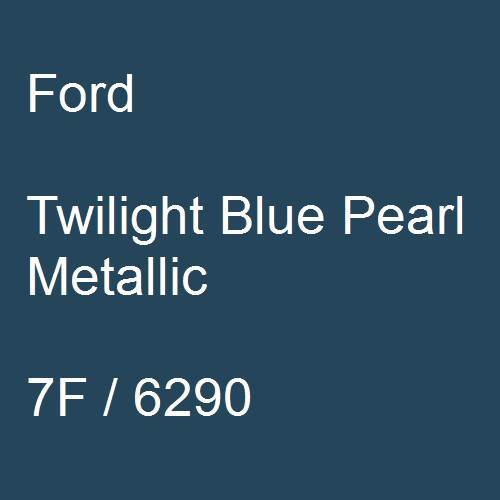 Ford, Twilight Blue Pearl Metallic, 7F / 6290.